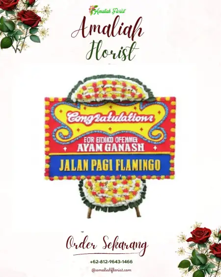 Sewa Papan Bunga Cikole